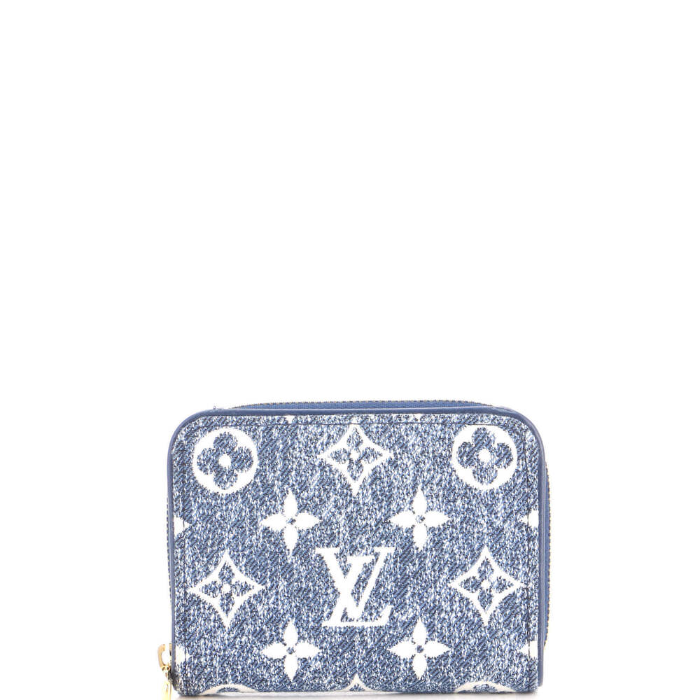Louis Vuitton Zippy Coin Purse Monogram Jacquard Denim